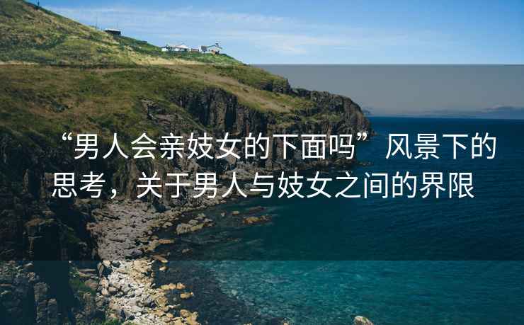 “男人會親妓女的下面嗎”風景下的思考，關于男人與妓女之間的界限
