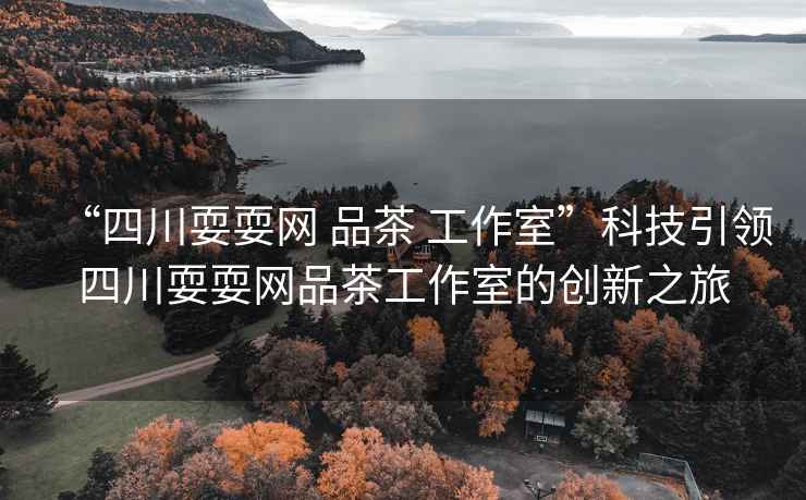 “四川耍耍網 品茶 工作室”科技引領四川耍耍網品茶工作室的創新之旅