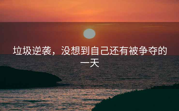 垃圾逆襲，沒想到自己還有被爭奪的一天