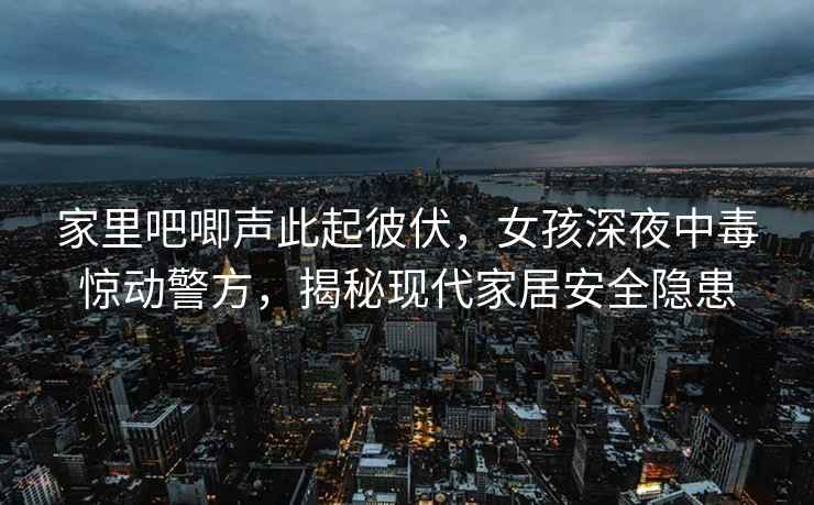 家里吧唧聲此起彼伏，女孩深夜中毒驚動警方，揭秘現代家居安全隱患
