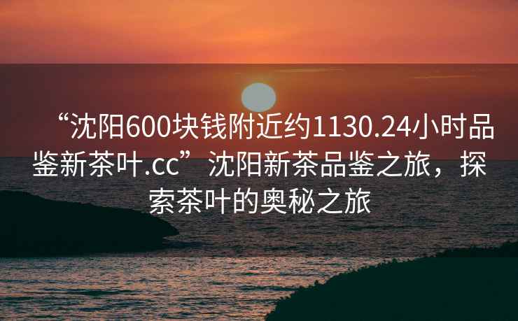 “沈陽600塊錢附近約1130.24小時品鑒新茶葉.cc”沈陽新茶品鑒之旅，探索茶葉的奧秘之旅