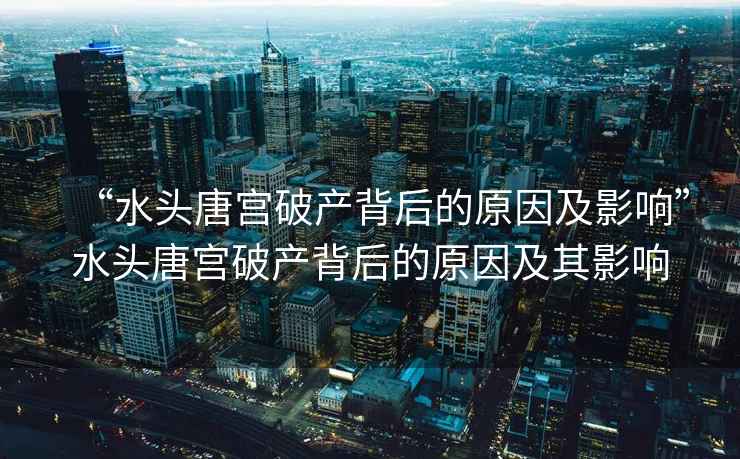 “水頭唐宮破產(chǎn)背后的原因及影響”水頭唐宮破產(chǎn)背后的原因及其影響
