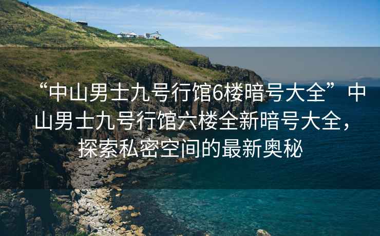“中山男士九號行館6樓暗號大全”中山男士九號行館六樓全新暗號大全，探索私密空間的最新奧秘