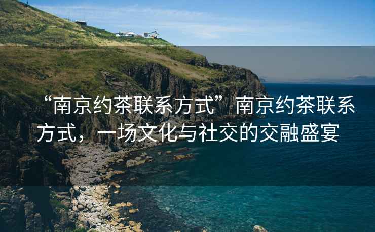 “南京約茶聯系方式”南京約茶聯系方式，一場文化與社交的交融盛宴
