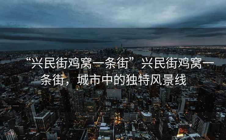 “興民街雞窩一條街”興民街雞窩一條街，城市中的獨特風(fēng)景線