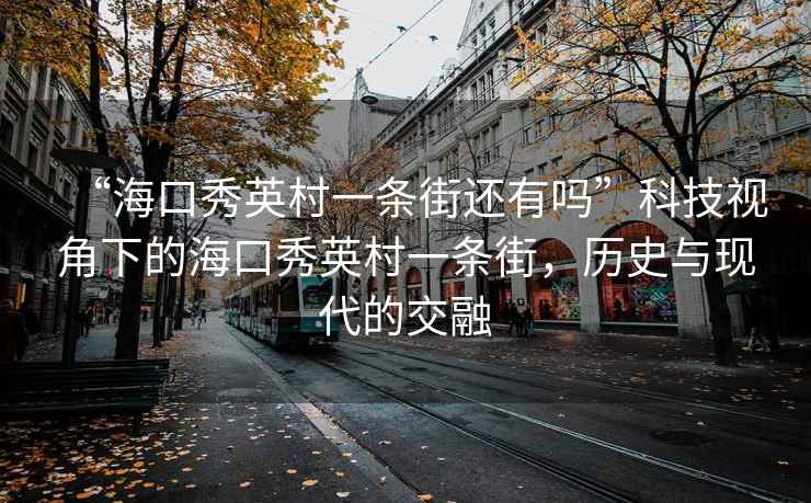 “海口秀英村一條街還有嗎”科技視角下的海口秀英村一條街，歷史與現(xiàn)代的交融
