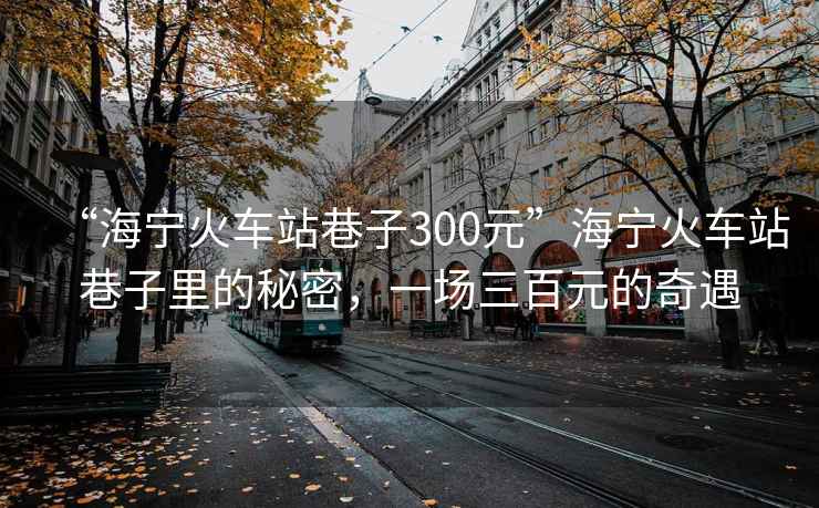 “海寧火車站巷子300元”海寧火車站巷子里的秘密，一場三百元的奇遇