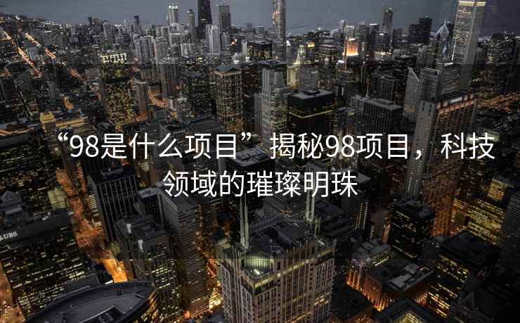 “98是什么項(xiàng)目”揭秘98項(xiàng)目，科技領(lǐng)域的璀璨明珠
