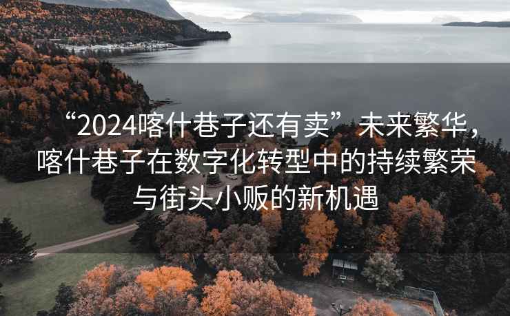 “2024喀什巷子還有賣”未來繁華，喀什巷子在數(shù)字化轉(zhuǎn)型中的持續(xù)繁榮與街頭小販的新機遇