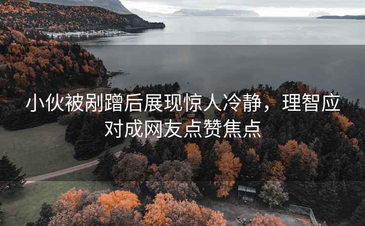 小伙被剮蹭后展現驚人冷靜，理智應對成網友點贊焦點