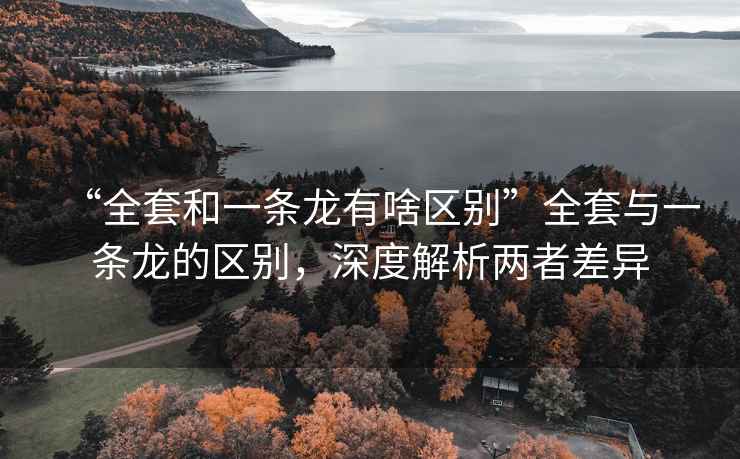 “全套和一條龍有啥區(qū)別”全套與一條龍的區(qū)別，深度解析兩者差異