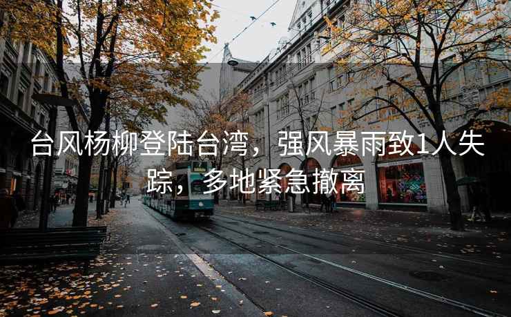 臺風楊柳登陸臺灣，強風暴雨致1人失蹤，多地緊急撤離