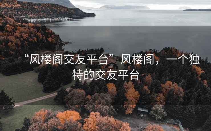 “風樓閣交友平臺”風樓閣，一個獨特的交友平臺