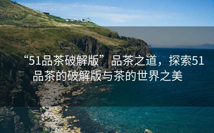 “51品茶破解版”品茶之道，探索51品茶的破解版與茶的世界之美