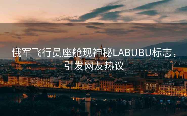 俄軍飛行員座艙現神秘LABUBU標志，引發網友熱議