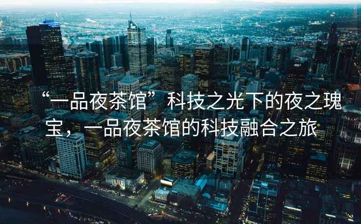 “一品夜茶館”科技之光下的夜之瑰寶，一品夜茶館的科技融合之旅
