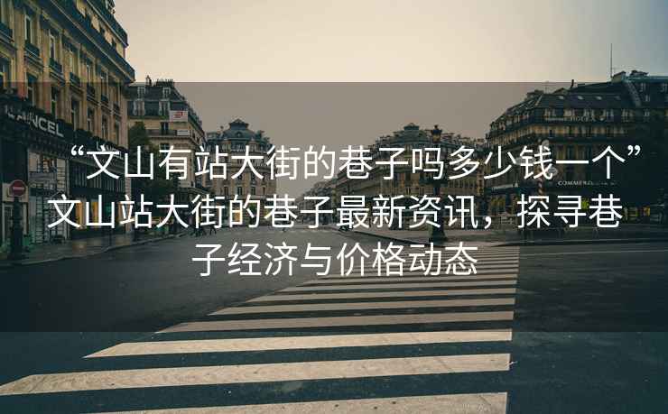 “文山有站大街的巷子嗎多少錢一個”文山站大街的巷子最新資訊，探尋巷子經濟與價格動態