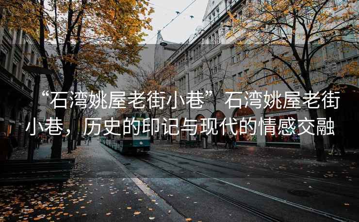 “石灣姚屋老街小巷”石灣姚屋老街小巷，歷史的印記與現代的情感交融
