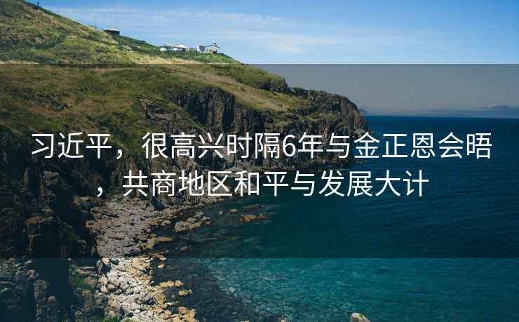 習(xí)近平，很高興時(shí)隔6年與金正恩會(huì)晤，共商地區(qū)和平與發(fā)展大計(jì)