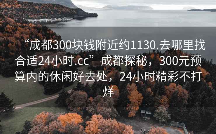 “成都300塊錢附近約1130.去哪里找合適24小時.cc”成都探秘，300元預(yù)算內(nèi)的休閑好去處，24小時精彩不打烊
