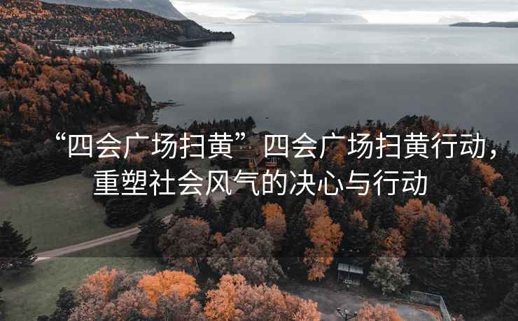 “四會(huì)廣場(chǎng)掃黃”四會(huì)廣場(chǎng)掃黃行動(dòng)，重塑社會(huì)風(fēng)氣的決心與行動(dòng)