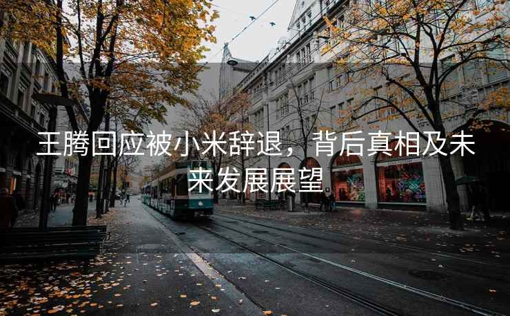 王騰回應被小米辭退，背后真相及未來發展展望