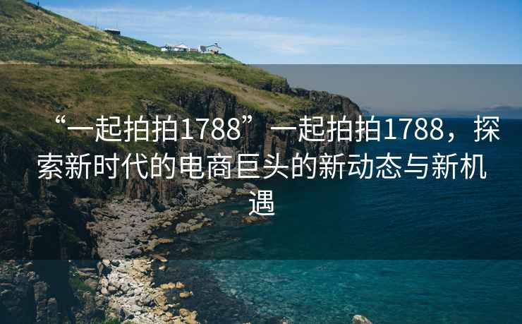 “一起拍拍1788”一起拍拍1788，探索新時(shí)代的電商巨頭的新動態(tài)與新機(jī)遇
