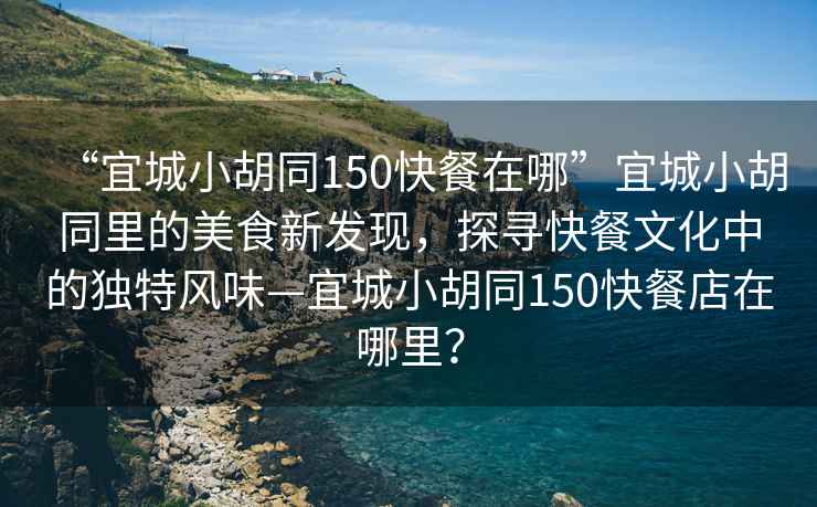 “宜城小胡同150快餐在哪”宜城小胡同里的美食新發現，探尋快餐文化中的獨特風味—宜城小胡同150快餐店在哪里？