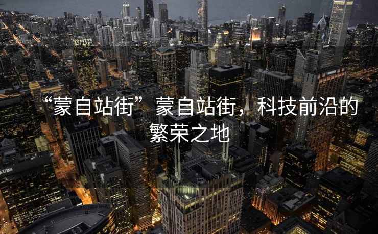 “蒙自站街”蒙自站街，科技前沿的繁榮之地
