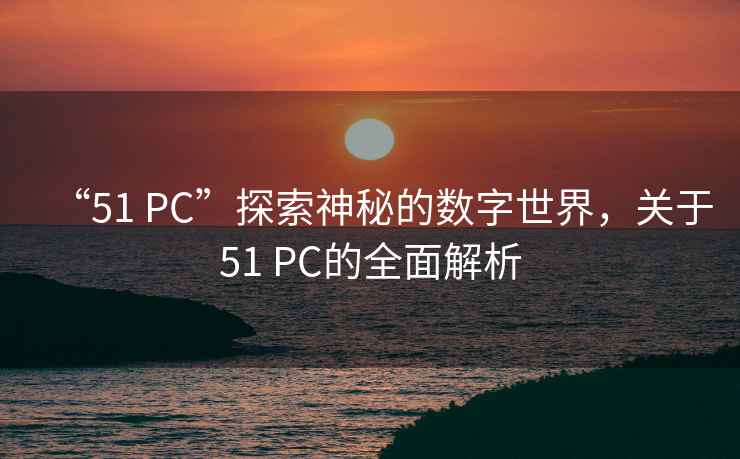 “51 PC”探索神秘的數(shù)字世界，關(guān)于51 PC的全面解析