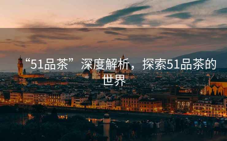 “51品茶”深度解析，探索51品茶的世界