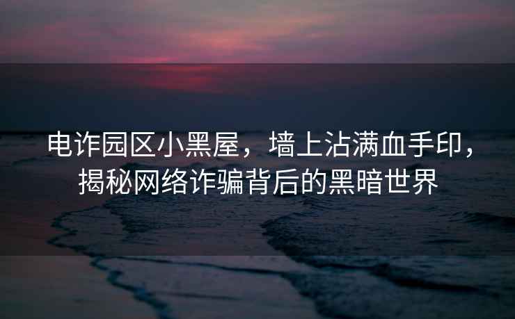 電詐園區小黑屋,墻上沾滿血手印,揭秘網絡詐騙背后的黑暗世界 電詐園區小黑屋,墻上沾滿血手印,揭秘網絡詐騙背后的黑暗世界